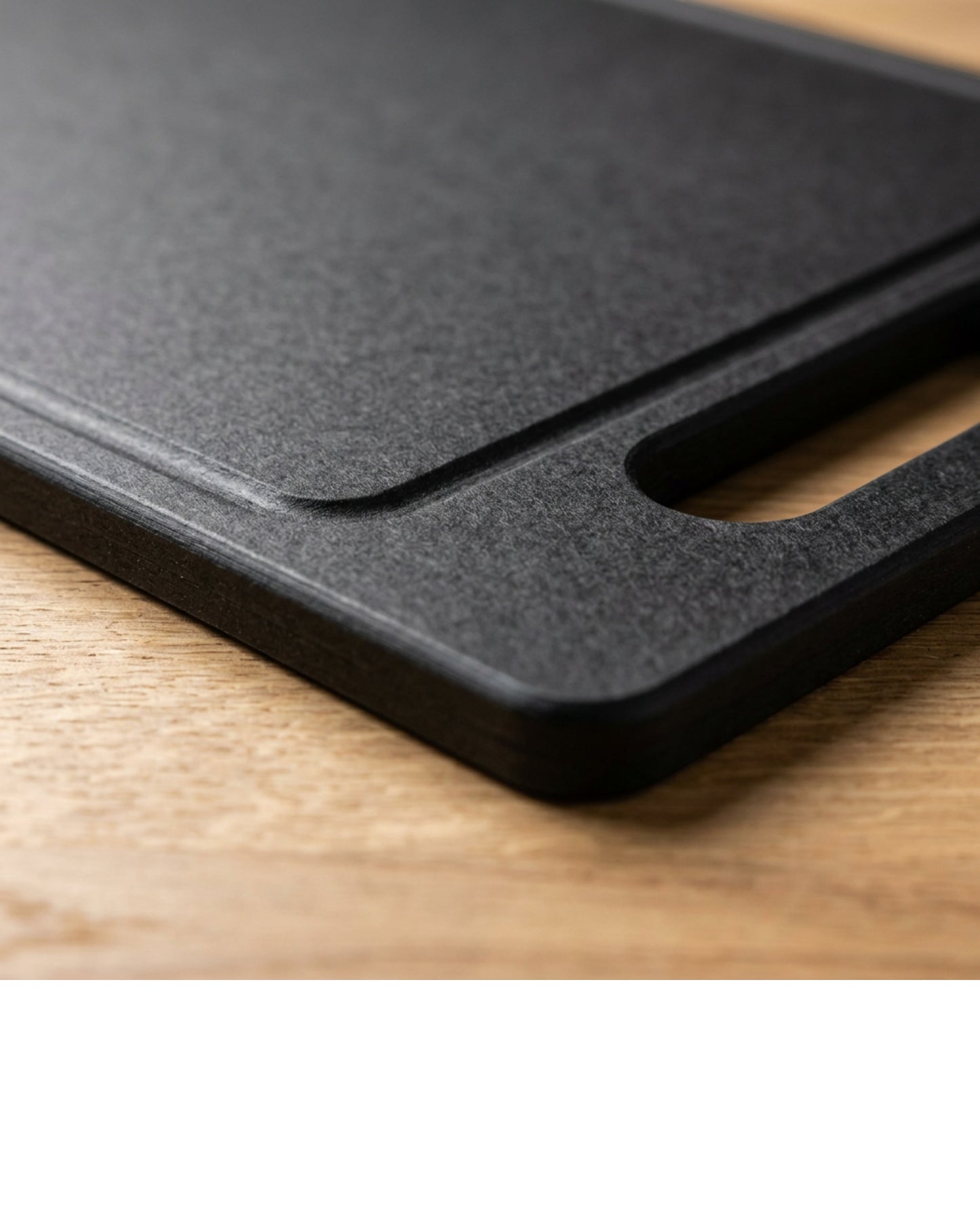 Mossl Paper Fibre Composite Cutting Board 38 x 27 cm Black - Detail view