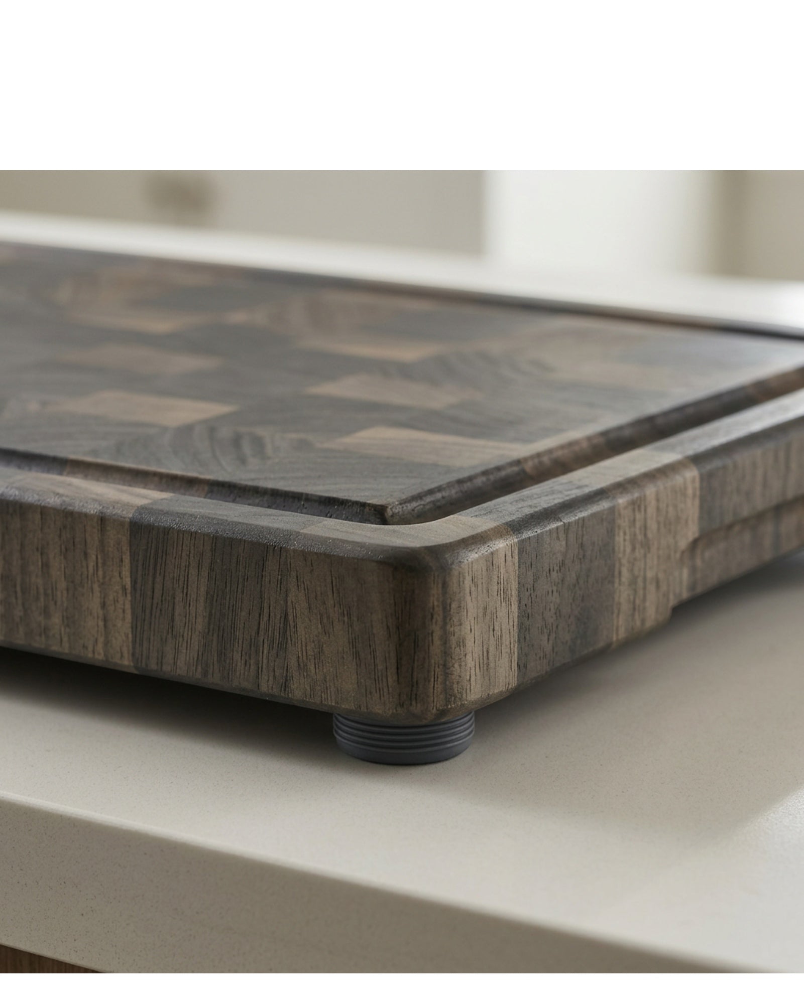 Mossl Rubberwood End-Grain Cutting Board 35 x 35 cm - Detail view